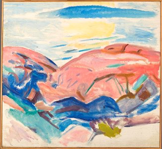 Edvard Munch - Red Rocks - MM.M.00763 - Munch Museum