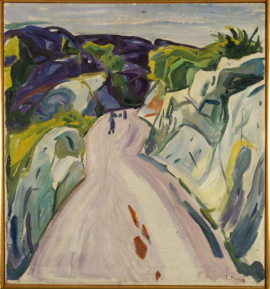 Edvard Munch - Road near Kragerø - MM.M.00204 - Munch Museum