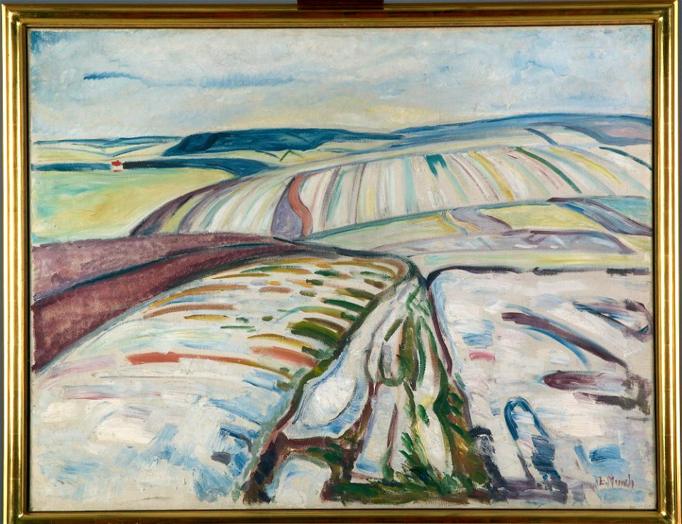 Edvard Munch - Winter. Elgersburg - MM.M.00568 - Munch Museum