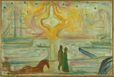 Edvard Munch - Sunrise in the Harbour - MM.M.00610 - Munch Museum