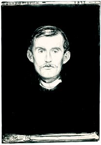 Edvard Munch - Self-Portrait (1895) G0192-59 - Google Art Project