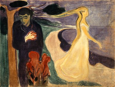 Edvard Munch - Separation - Google Art Project. Free illustration for personal and commercial use.