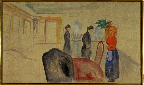 Edvard Munch - Set Design for Henrik Ibsen’s Ghosts - MM.M.00065 - Munch Museum
