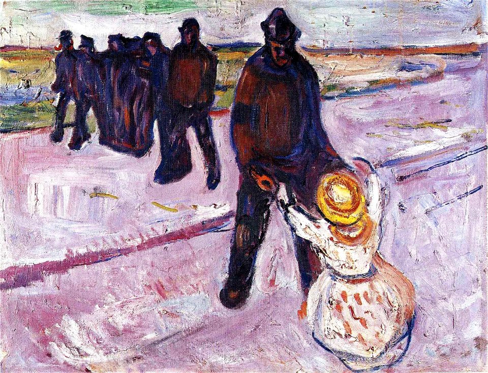 Edvard Munch - Worker and Child