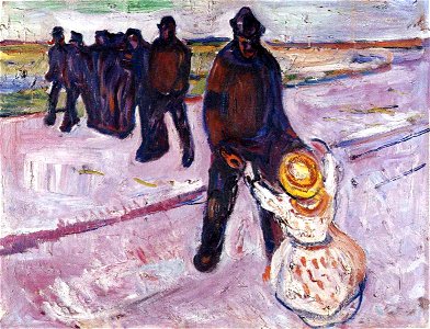Edvard Munch - Worker and Child