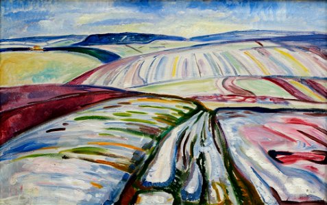 Edvard Munch Field in Snow Thielska 295