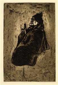 Edvard Munch Old Woman Thielska 297M44