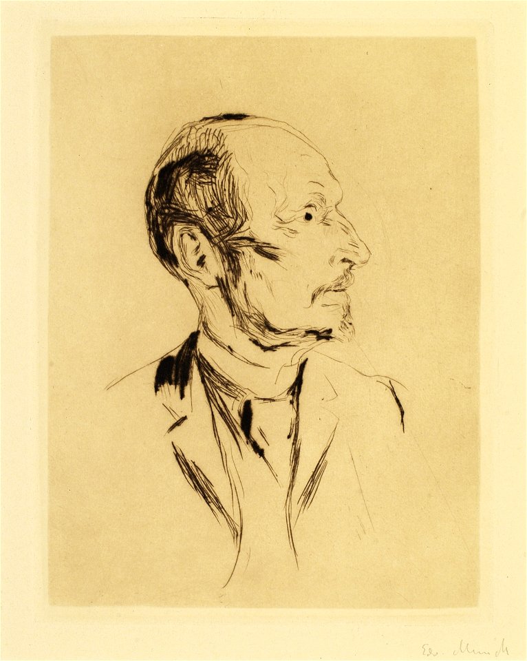 Edvard Munch Portrait of Albert Kollman Thielska 297M35