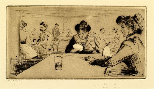 Edvard Munch Hopfenblüte Female Card Player Thielska 297M37