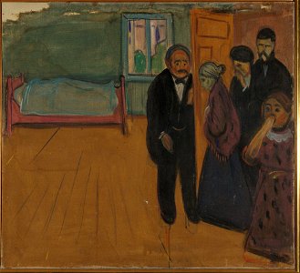 Edvard Munch - The Smell of Death - MM.M.00034 - Munch Museum