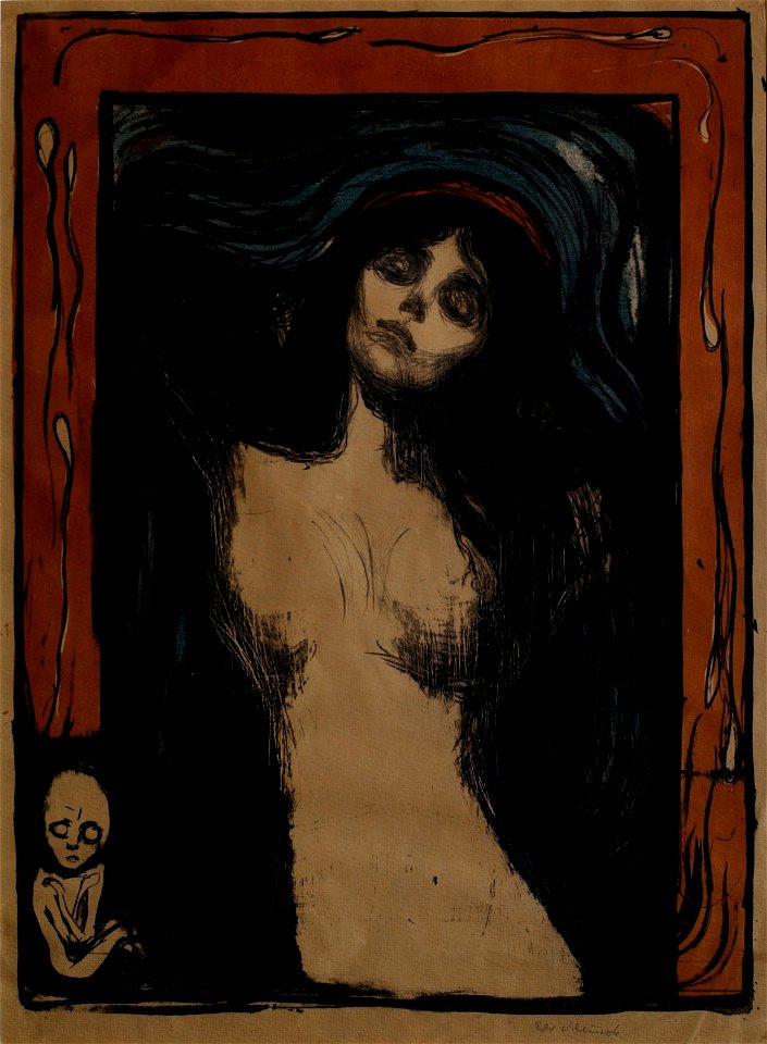 Edvard Munch Madonna Thielska 297M50