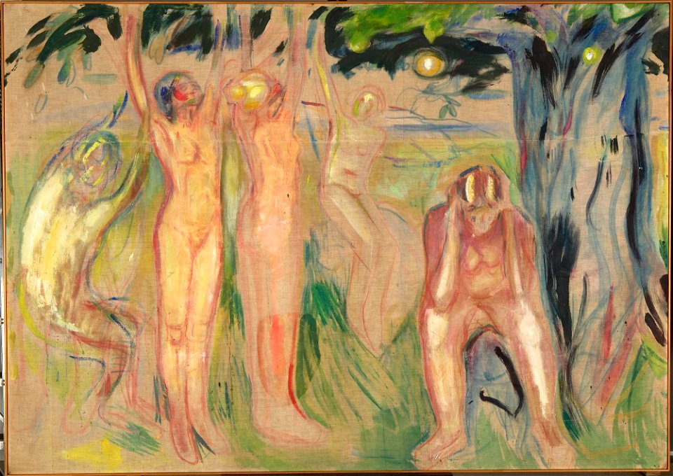 Edvard Munch - The Tree of Life, Left Part - MM.M.01017 - Munch Museum