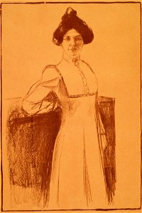 Edvard Munch Portrait of Märta Sandal Thielska 297M73