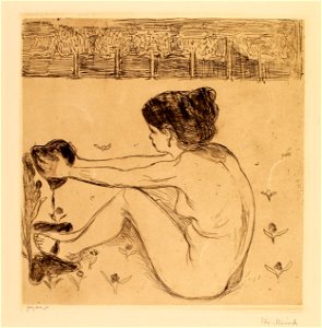 Edvard Munch The Girl and the Heart Thielska 297M20