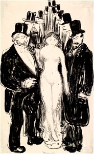 Edvard Munch The Alley Thielska 297M55
