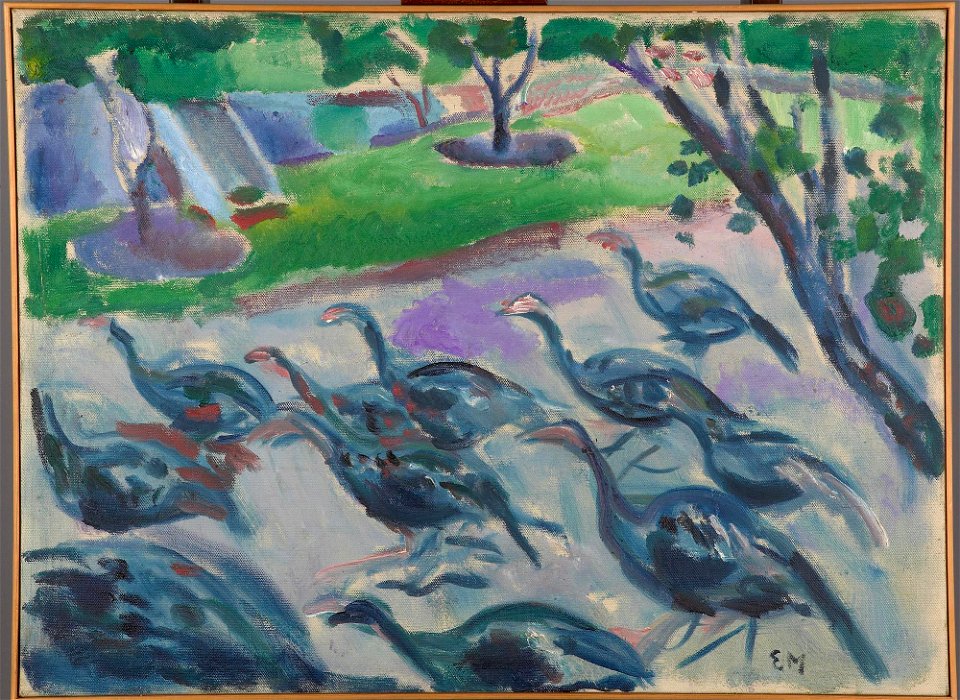 Edvard Munch - Turkeys - MM.M.00687 - Munch Museum