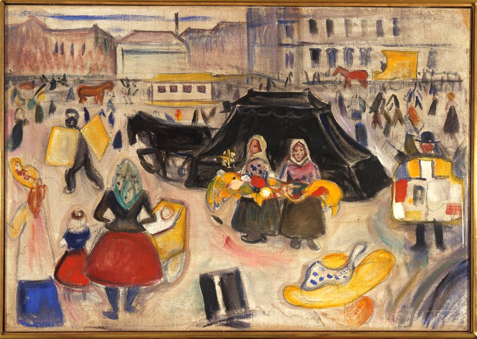 Edvard Munch - The Hearse on Potsdamer Platz - MM.M.00485 - Munch Museum
