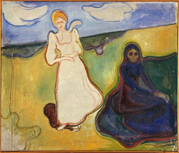 Edvard Munch - Two Women in a Landscape - MM.M.00860 - Munch Museum