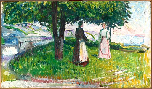 Edvard Munch - Two Women under a Tree - MM.M.00269 - Munch Museum