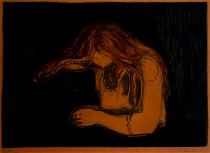 Edvard Munch Vampire Thielska 297M53