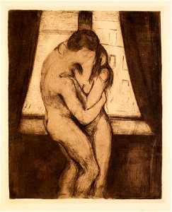 Edvard Munch The Kiss Thielska 297M15