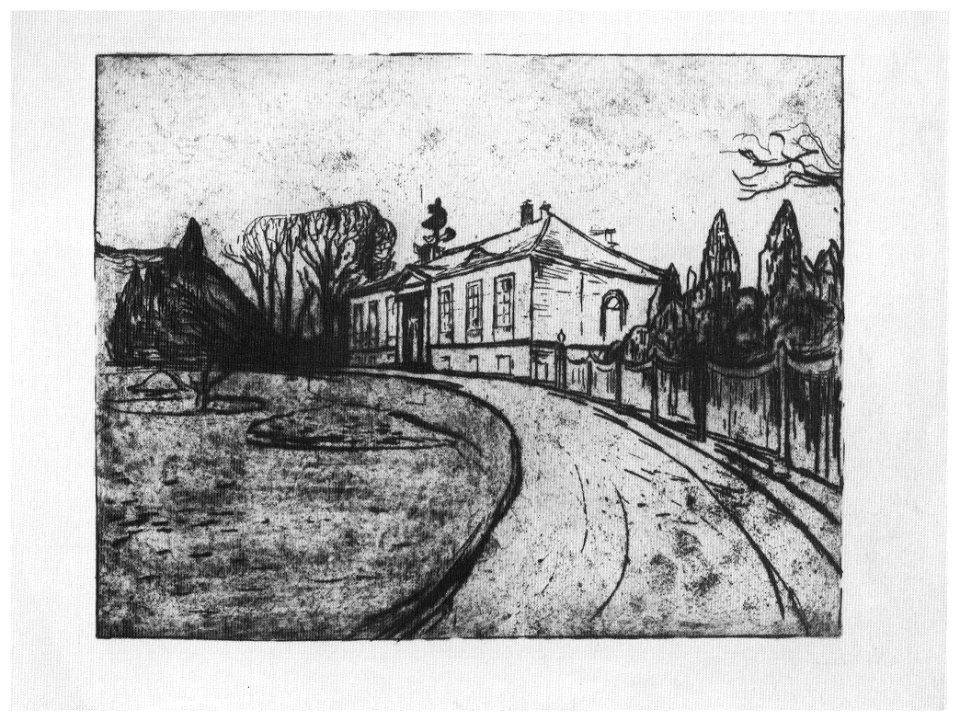 Edvard Munch, Das Haus Dr. Lindes (1902)