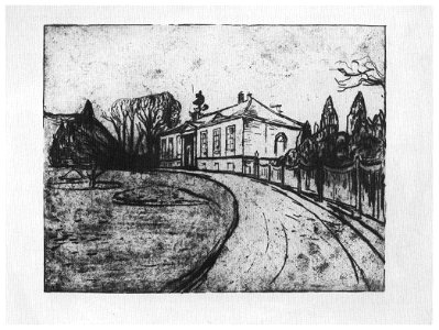 Edvard Munch, Das Haus Dr. Lindes (1902)