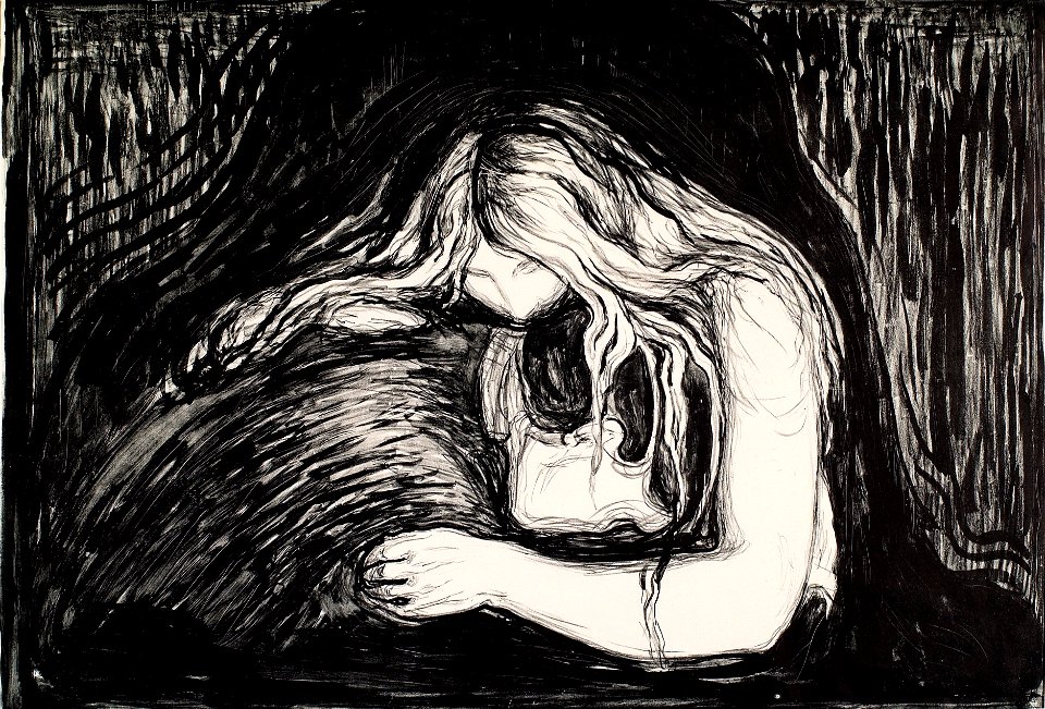 Edvard Munch Vampyr Thielska 297M52