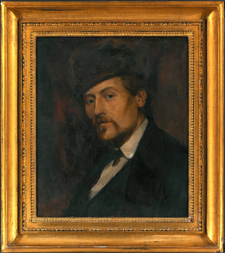 Edvard Perséus (1841-1890), konstnär, tecknare, hovintendent, gift med Agnes Claesson - Nationalmuseum - 129592