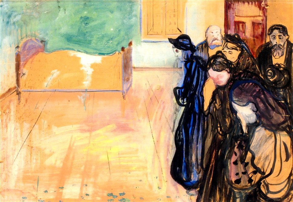 Edvard Munch - The Smell of Death