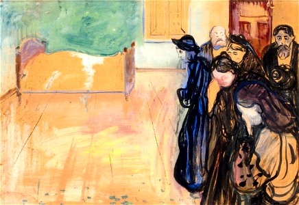 Edvard Munch - The Smell of Death