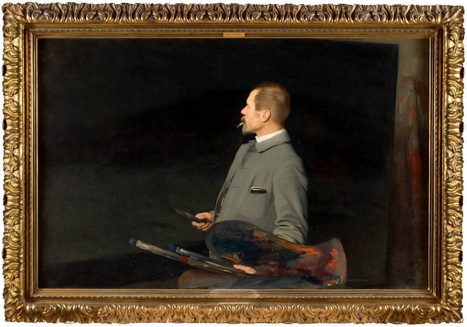 Edvard Rosenberg, the Artist (Emil Österman) - Nationalmuseum - 18577