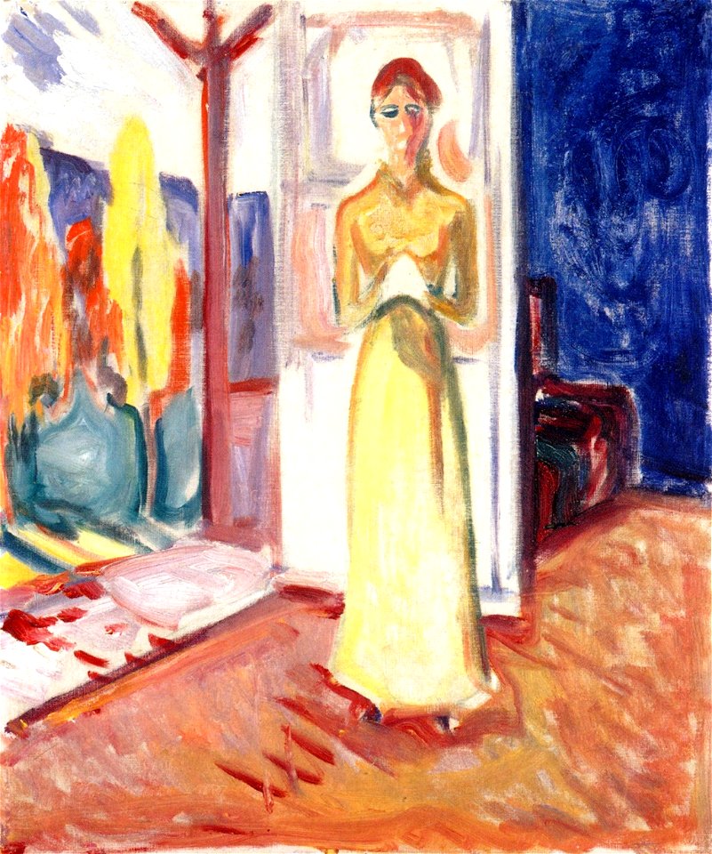 Edvard Munch - Woman Standing in the Doorway