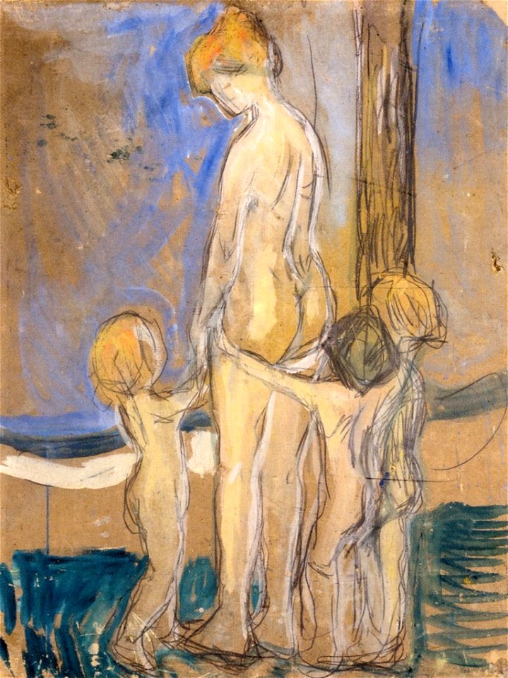 Edvard Munch - Woman With Children