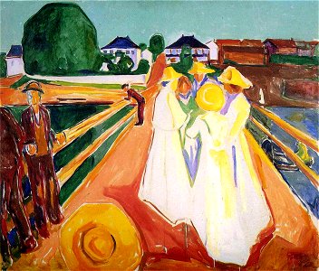 Edvard Munch - Women on the Bridge