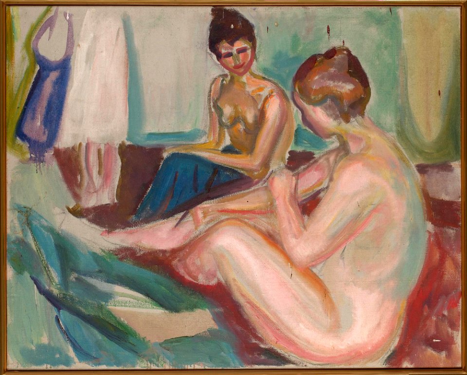 Edvard Munch - Two Seated Nudes - MM.M.00743 - Munch Museum