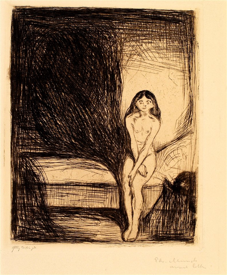 Edvard Munch At Night Thielska 297M40