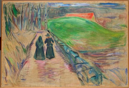Edvard Munch - Two Women on the Road - MM.M.00211 - Munch Museum