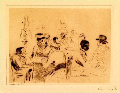 Edvard Munch Café Bauer Thielska 297M36