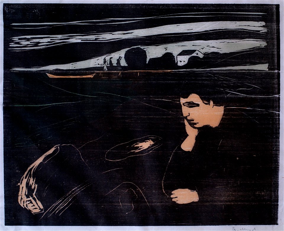 Edvard Munch Evening Thielska 297M90