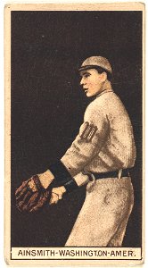 Edward Ainsmith, Washington Nationals, baseball card portrait LCCN2008678398