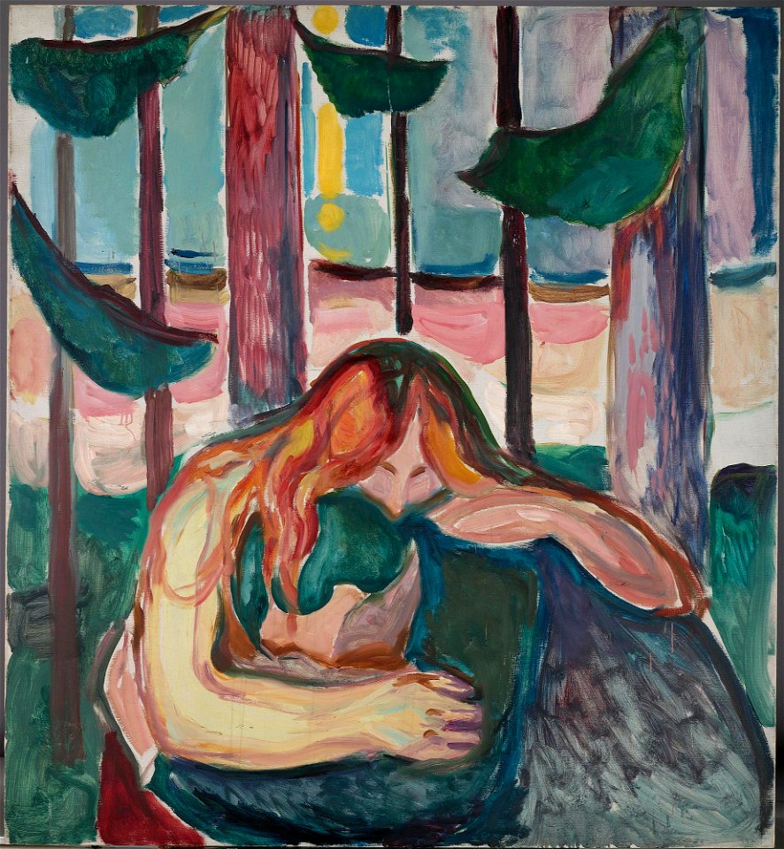 Edvard Munch - Vampire in the Forest - MM.M.00703 - Munch Museum