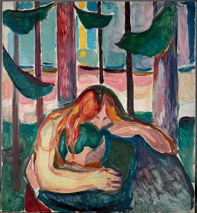 Edvard Munch - Vampire in the Forest - MM.M.00703 - Munch Museum