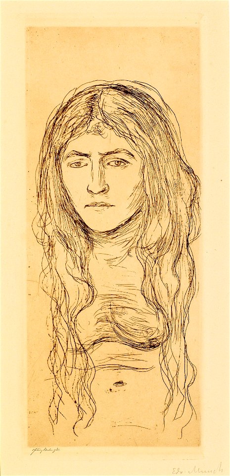 Edvard Munch Naked Girl Thielska 297M19a