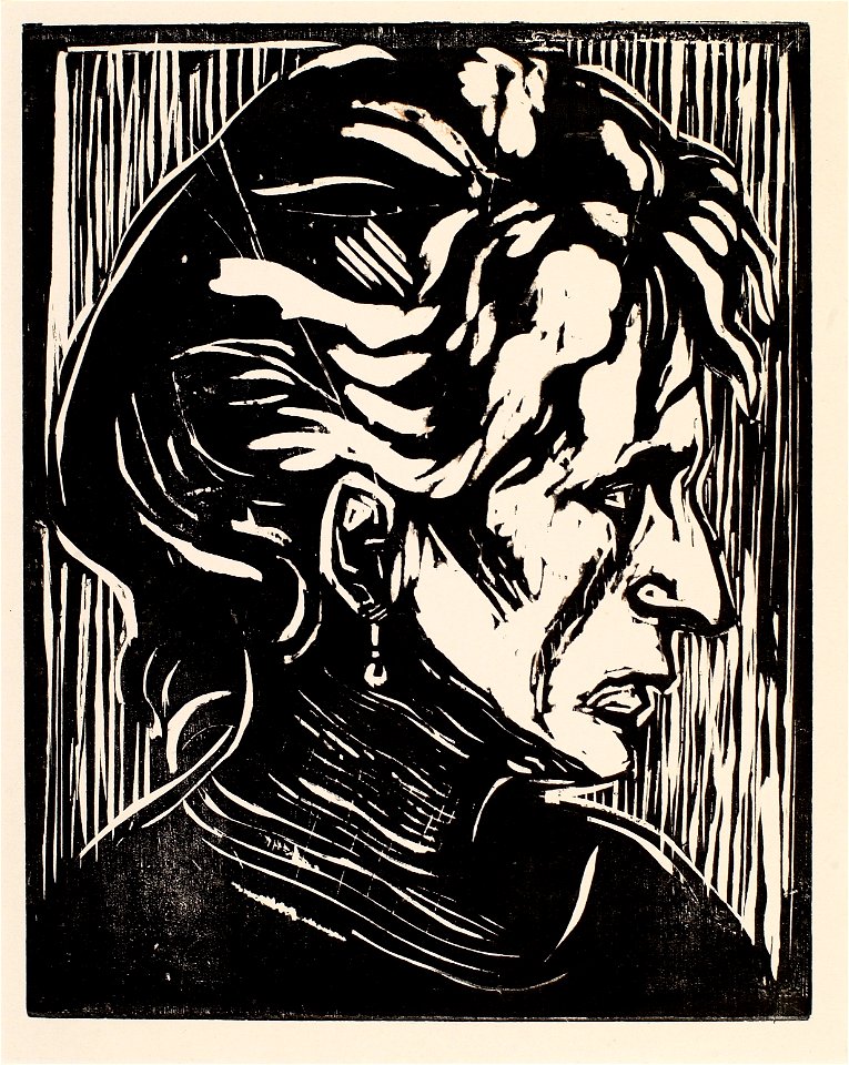 Edvard Munch Portrait of an Elderly Lady Thielska 297M92