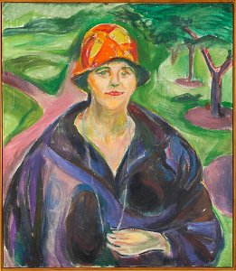 Edvard Munch - Woman in a Blue Coat - MM.M.00108 - Munch Museum