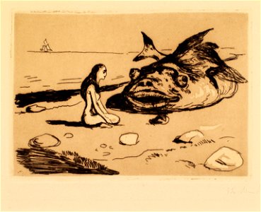 Edvard Munch The Big Codfish Thielska 297M41
