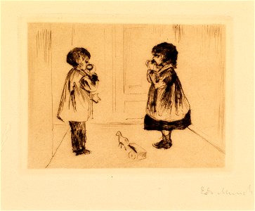 Edvard Munch Two Children Thielska 297M33