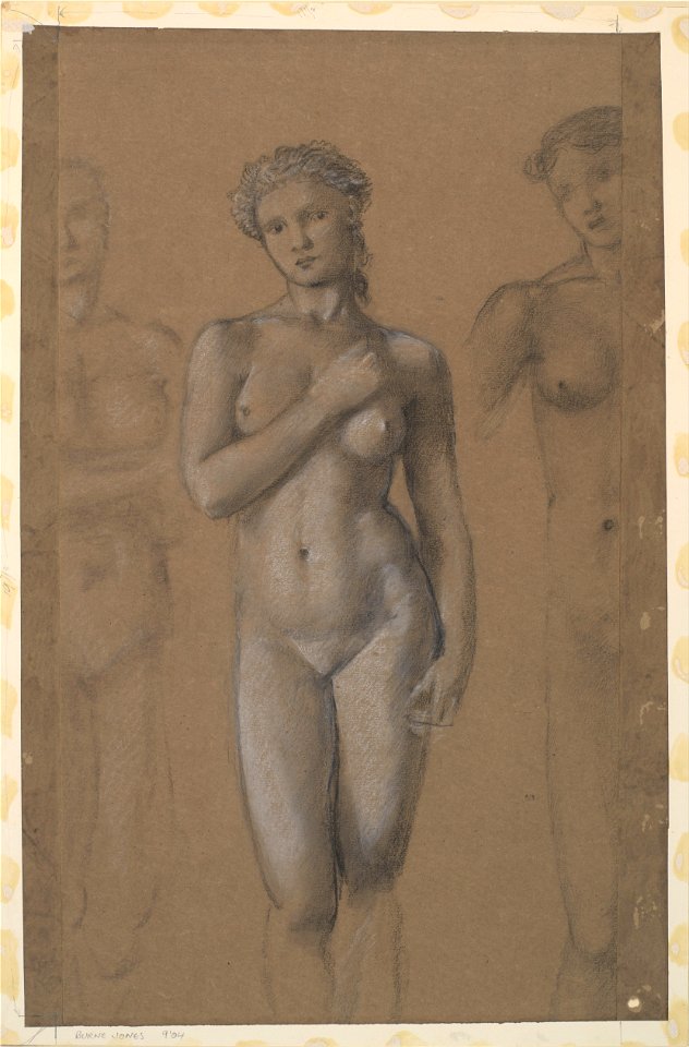 Edward Burne-Jones - Female Nude - Three Studies, possibly for Venus - Google Art Project