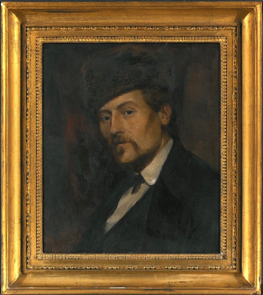 Edvard Perséus - Edvard Perséus (1841-1890), konstnär, tecknare, hovintendent, gift med Agnes Claesson - NMGrh 4332 - Nationalmuseum